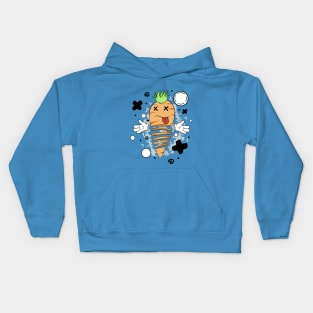 Carrot toon Kids Hoodie